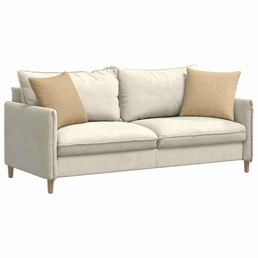 Sofa Kussens 2 pcs Grijs groen 45 x 45 cm Katoen Stof