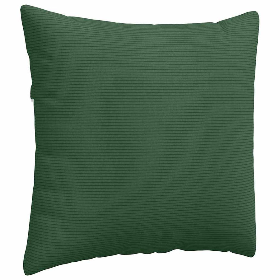 Sofa Kussens 2 pcs Donkergroen 45 x 45 cm Katoen Stof