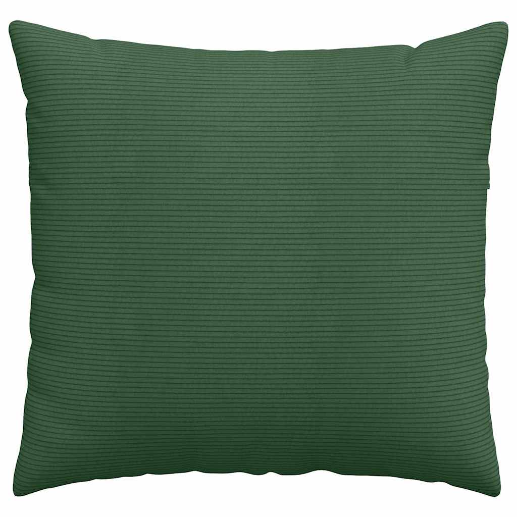 Sofa Kussens 2 pcs Donkergroen 45 x 45 cm Katoen Stof