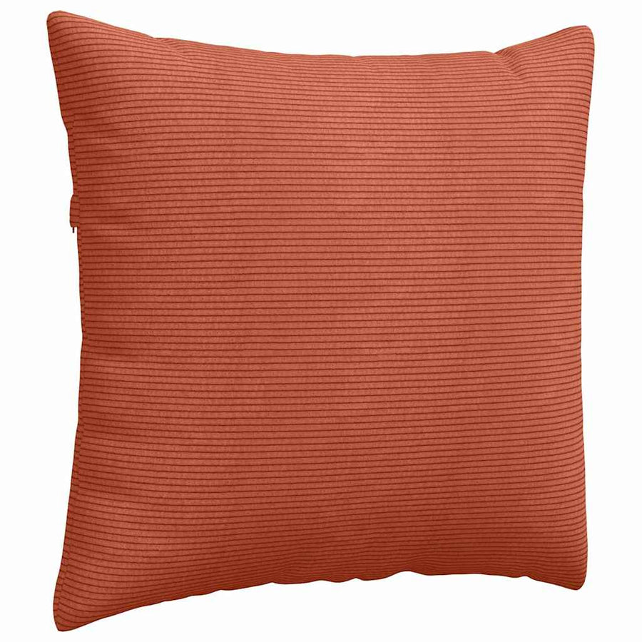 Sofa Kussens 2 pcs Rood-oranje 45 x 45 cm Katoen Stof