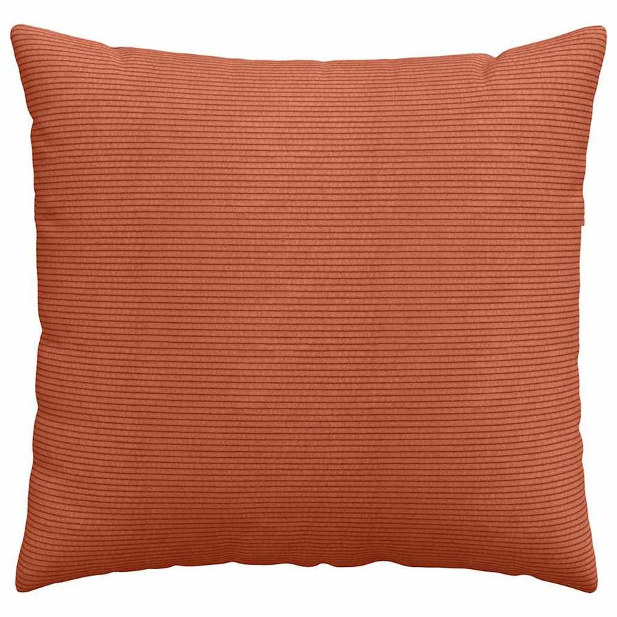 Sofa Kussens 2 pcs Rood-oranje 45 x 45 cm Katoen Stof
