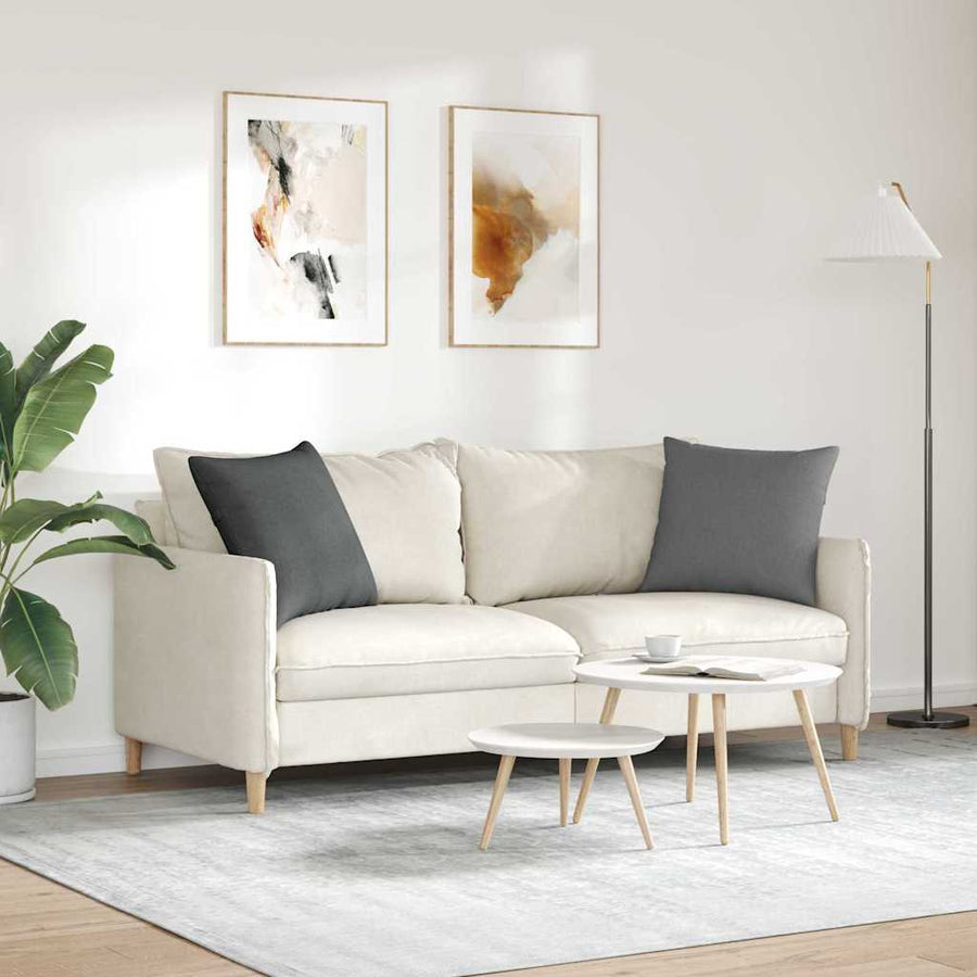 Sofa Kussens Donkergrijs Stof