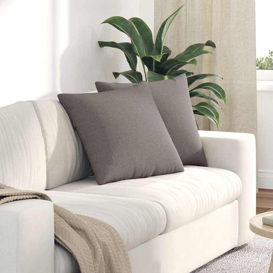 Sofa Kussens Taupe Stof