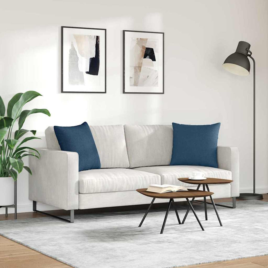Sofa Kussens Blauw Stof