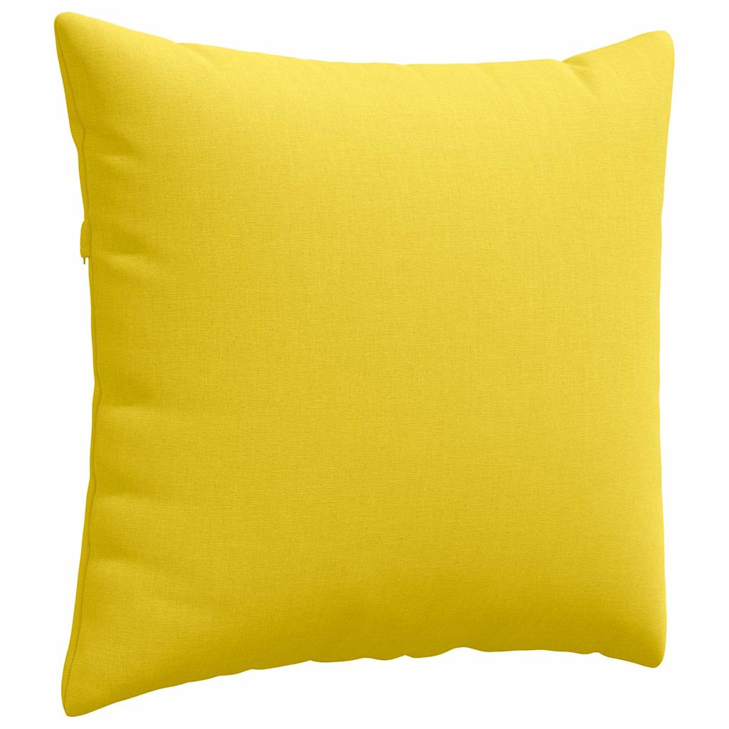 Sofa Kussens Lichtgeel Stof