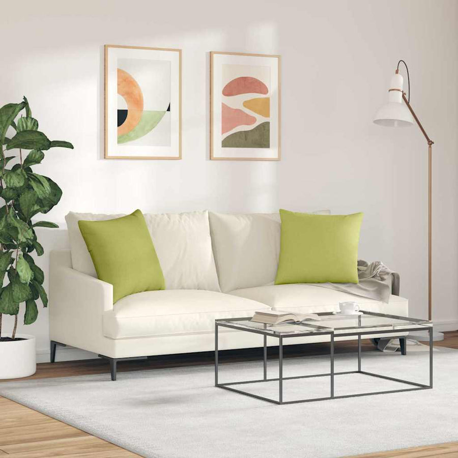 Sofa Kussens Lichtgroen Stof