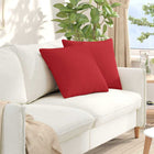 Bankkussen 50x50 cm rood stof