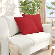 Bankkussen 50x50 cm rood stof