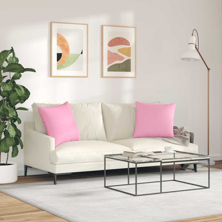 Sofa Kussens Roze Stof