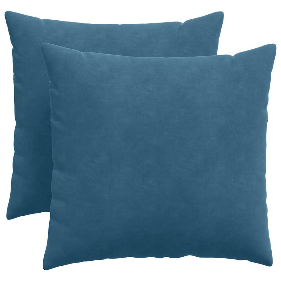 Sofa Kussens 2 pcs Blauw 50 x 50 cm Katoen Stof