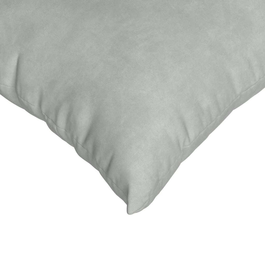 Sofa Kussens 2 pcs Lichtgrijs 50 x 50 cm Katoen Stof