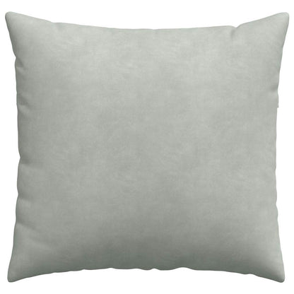 Sofa Kussens 2 pcs Lichtgrijs 50 x 50 cm Katoen Stof