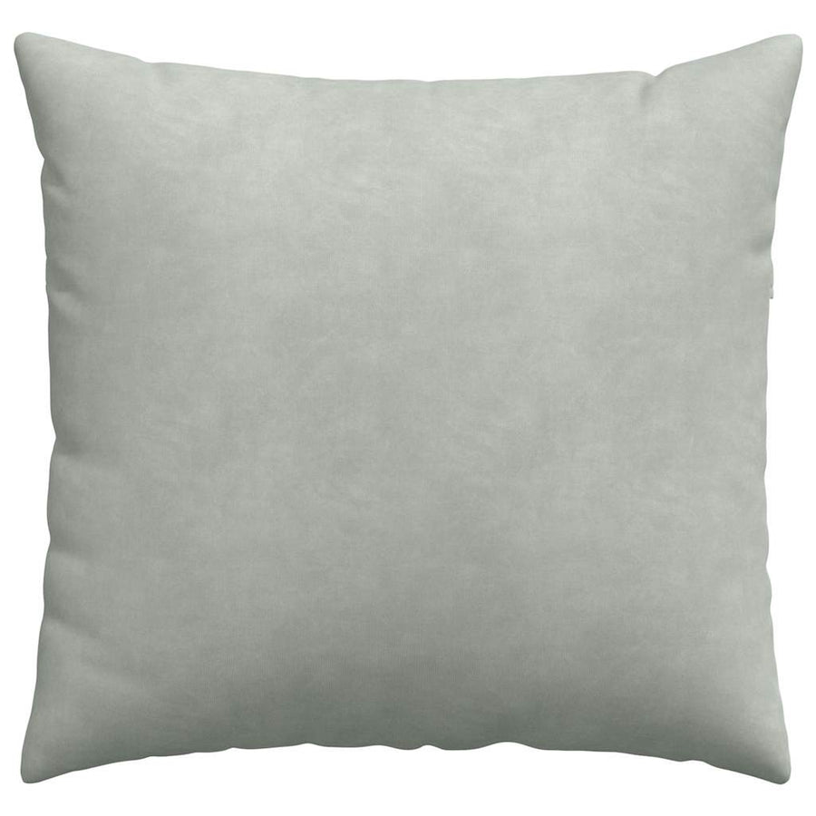 Sofa Kussens 2 pcs Lichtgrijs 50 x 50 cm Katoen Stof