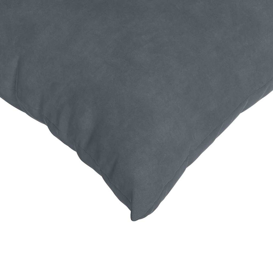 Sofa Kussens 2 pcs Donkergrijs 50 x 50 cm Katoen Stof