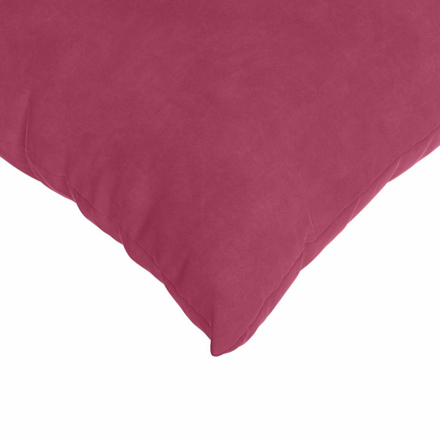 Sofa Kussens 2 pcs Wijnrood 50 x 50 cm Katoen Stof