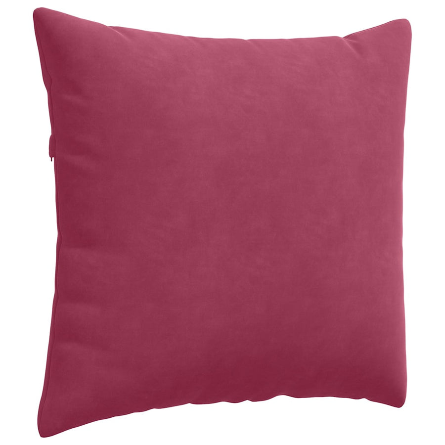 Sofa Kussens 2 pcs Wijnrood 50 x 50 cm Katoen Stof