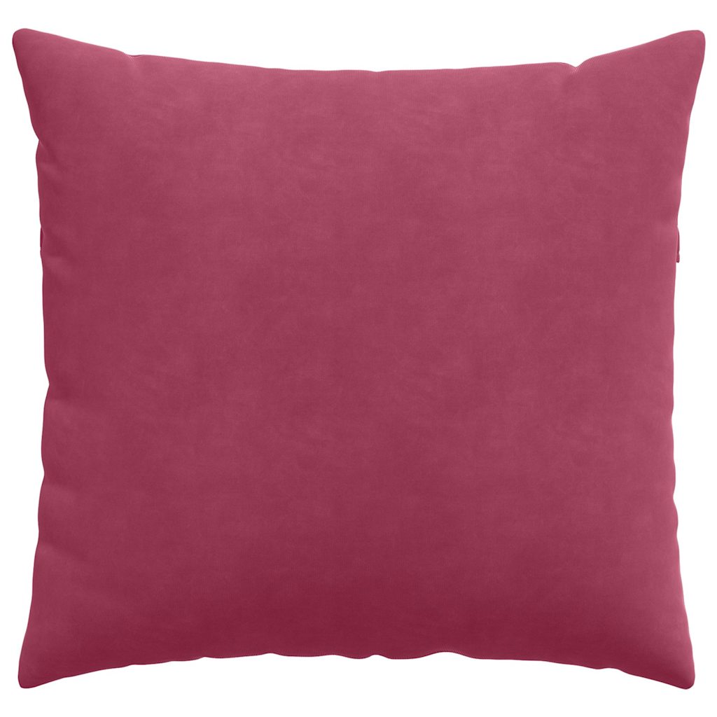 Sofa Kussens 2 pcs Wijnrood 50 x 50 cm Katoen Stof