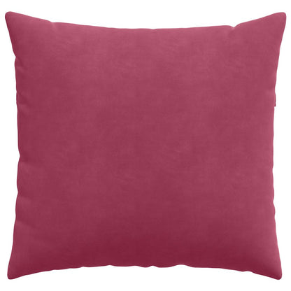Sofa Kussens 2 pcs Wijnrood 50 x 50 cm Katoen Stof