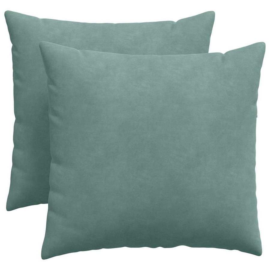 Sofa Kussens 2 pcs Zeegroen 50 x 50 cm Katoen Stof