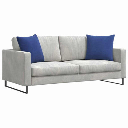Sofa Kussens 2 pcs Politieblauw 50 x 50 cm Katoen Stof