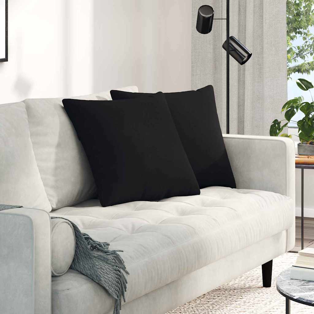 Sofa kussens Zwart Stof