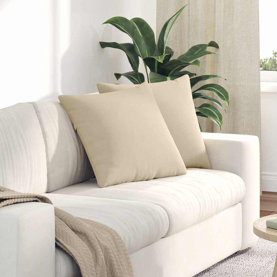 Sofa kussens Crème Stof
