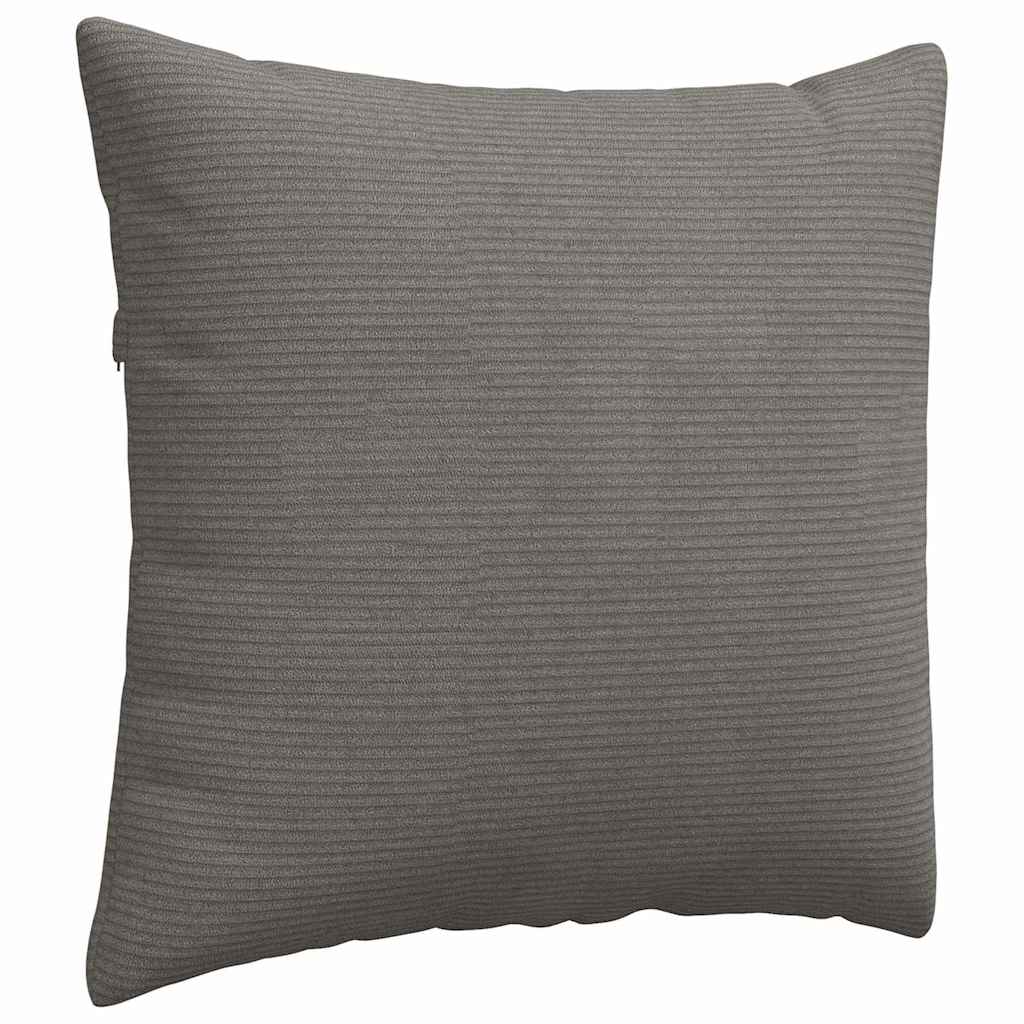 Sofa Kussens 2 pcs Lichtgrijs 50 x 50 cm Katoen Stof