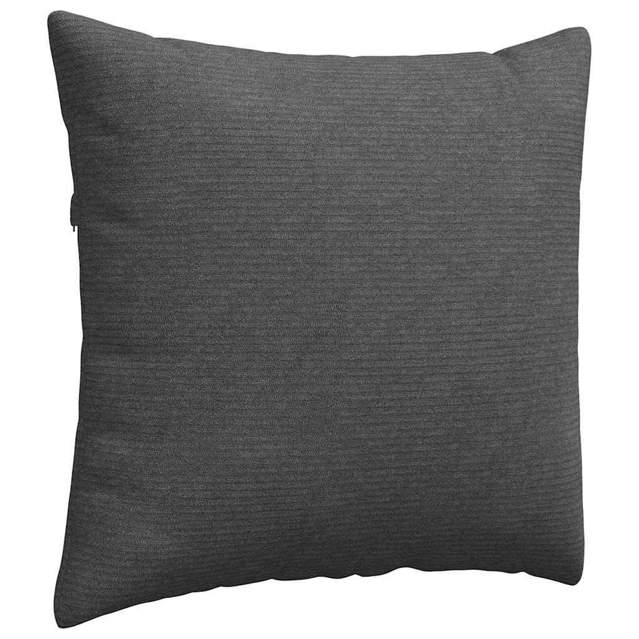 Sofa Kussens 2 pcs Donkergrijs 50 x 50 cm Katoen Stof