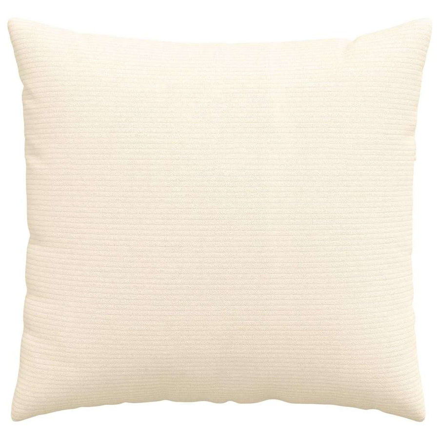 Sofa Kussens 2 pcs Crème 50 x 50 cm Katoen Stof