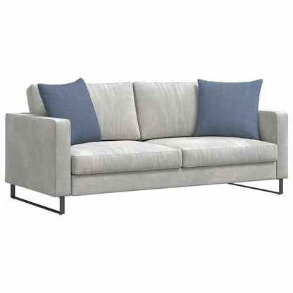 Sofa Kussens 2 pcs Blauw 50 x 50 cm Katoen Stof