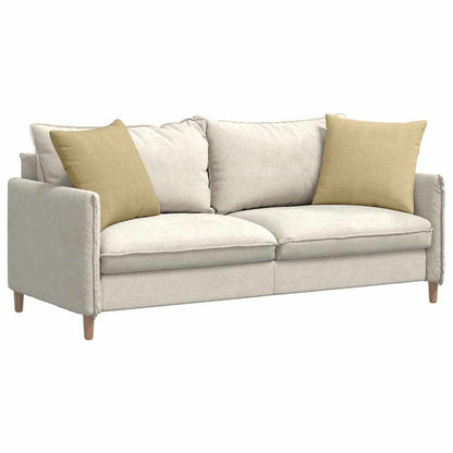 Sofa Kussens 2 pcs Grijs groen 50 x 50 cm Katoen Stof