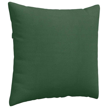Sofa Kussens 2 pcs Donkergroen 50 x 50 cm Katoen Stof