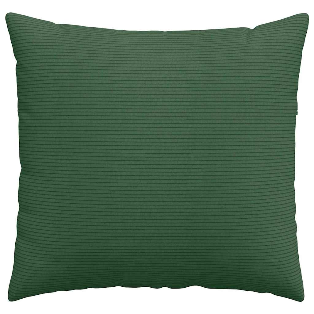 Sofa Kussens 2 pcs Donkergroen 50 x 50 cm Katoen Stof