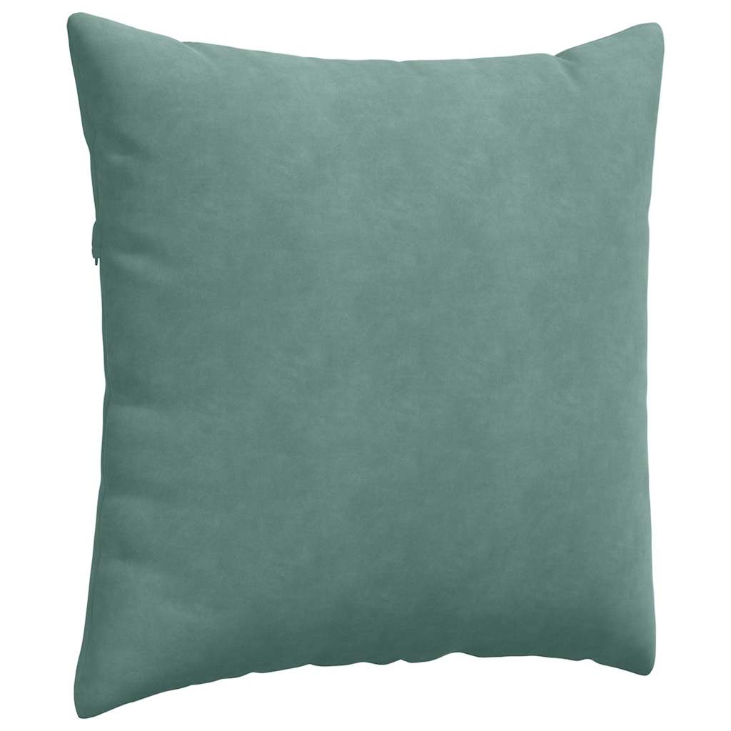 Sofa Kussens 2 pcs Zeegroen 60 x 60 cm Katoen Stof