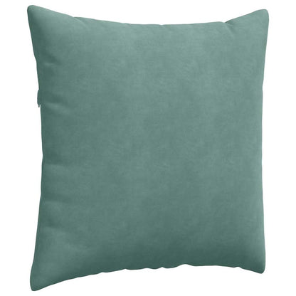 Sofa Kussens 2 pcs Zeegroen 60 x 60 cm Katoen Stof