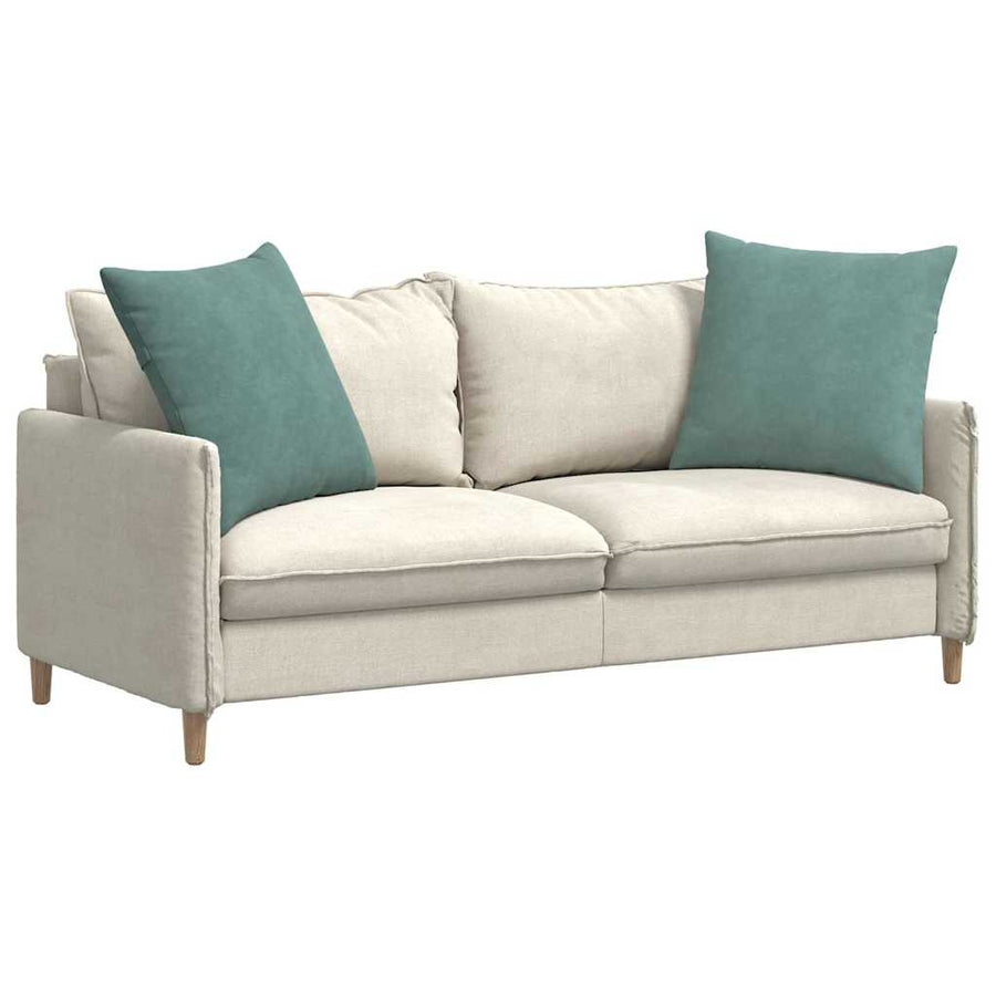Sofa Kussens 2 pcs Zeegroen 60 x 60 cm Katoen Stof