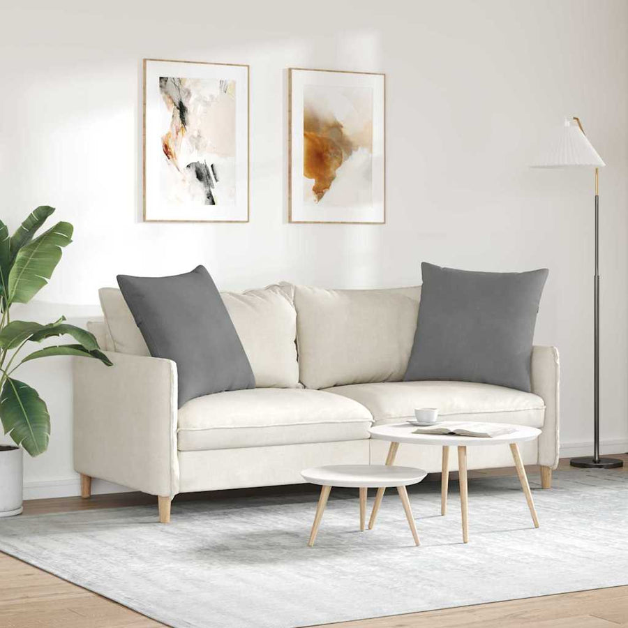 Sofa kussens Donkergrijs Stof