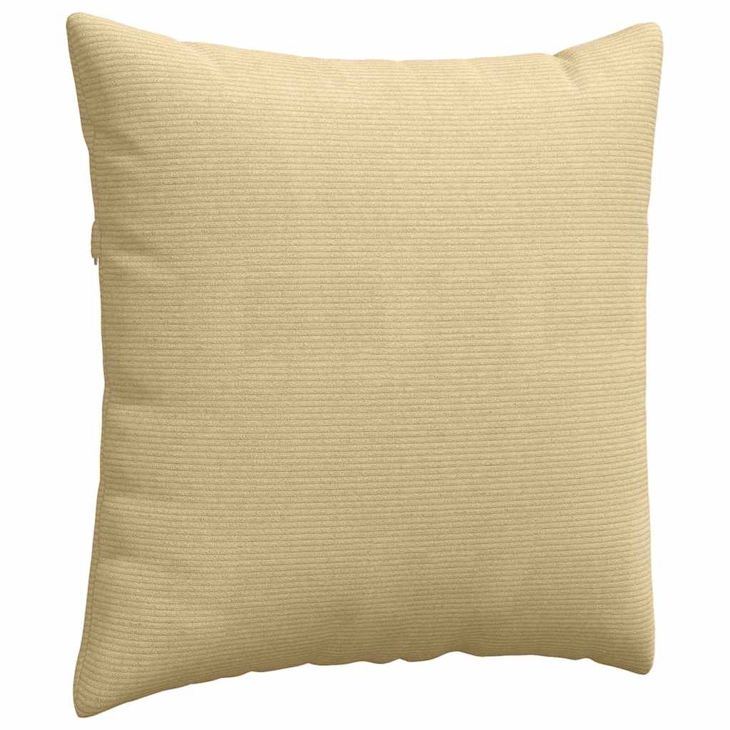 Sofa Kussens 2 pcs Grijs groen 60 x 60 cm Katoen Stof