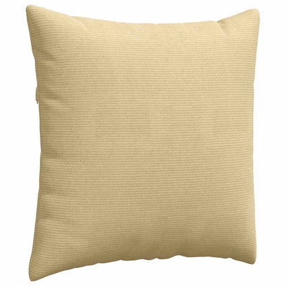 Sofa Kussens 2 pcs Grijs groen 60 x 60 cm Katoen Stof