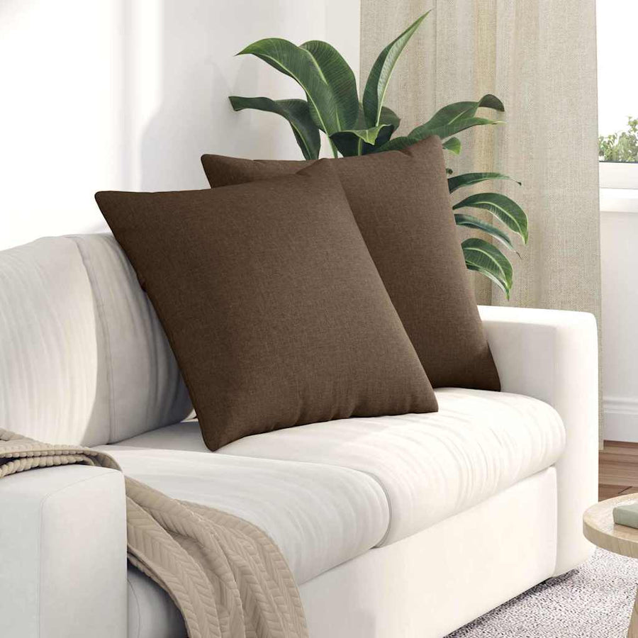 Sofa Kussens Bruin Stof