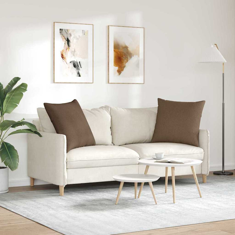 Sofa Kussens Bruin Stof