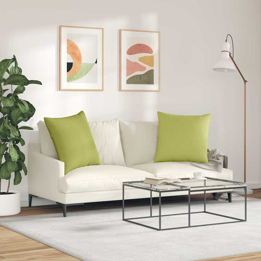 Sofa Kussens Lichtgroen Stof