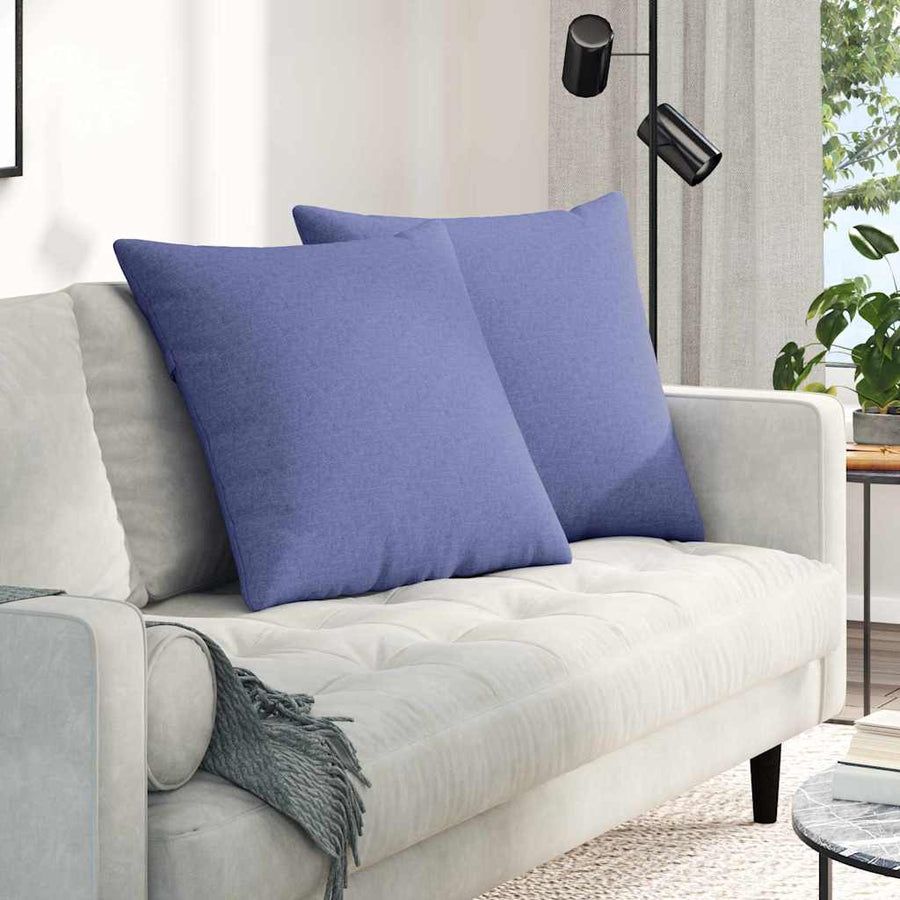 Sofa Kussens Blauw Stof