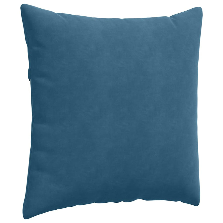 Sofa Kussens 2 pcs Blauw 80 x 80 cm Katoen Stof