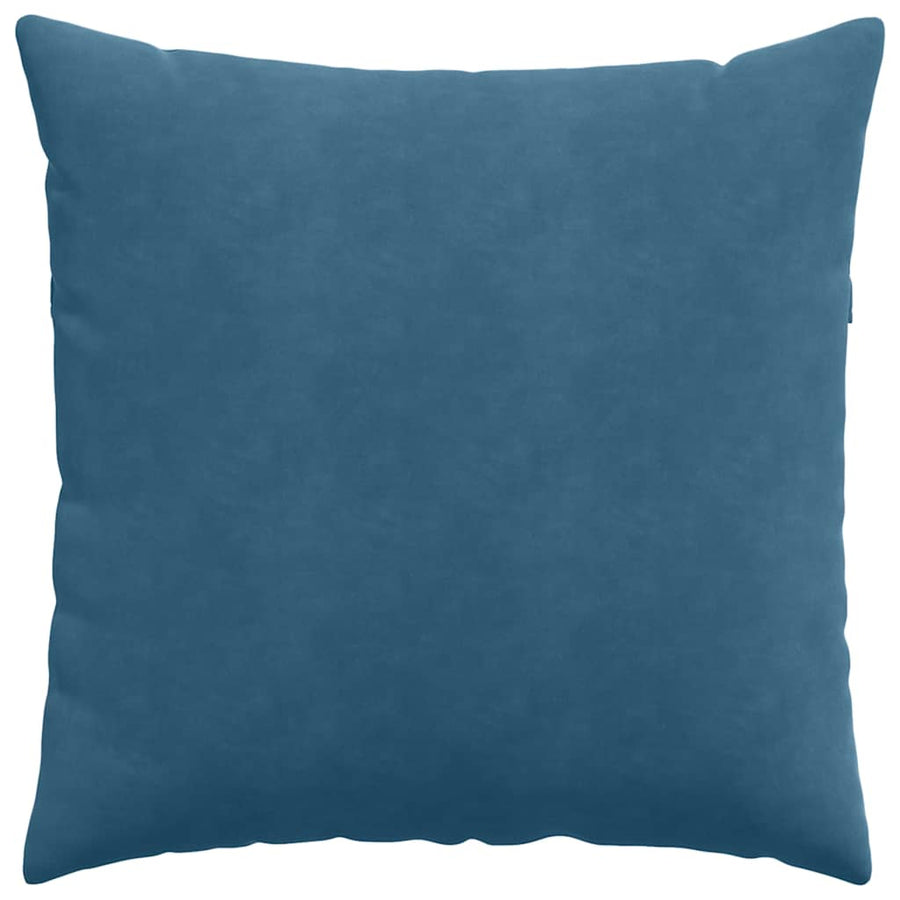 Sofa Kussens 2 pcs Blauw 80 x 80 cm Katoen Stof