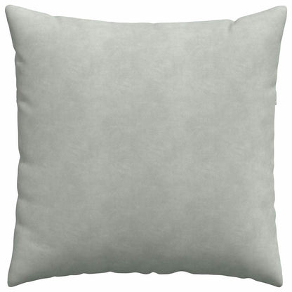 Sofa Kussens 2 pcs Lichtgrijs 80 x 80 cm Katoen Stof