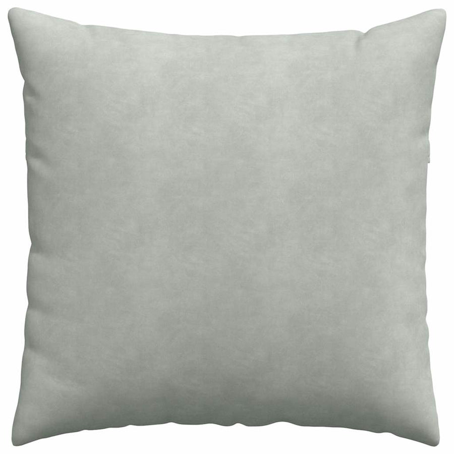Sofa Kussens 2 pcs Lichtgrijs 80 x 80 cm Katoen Stof