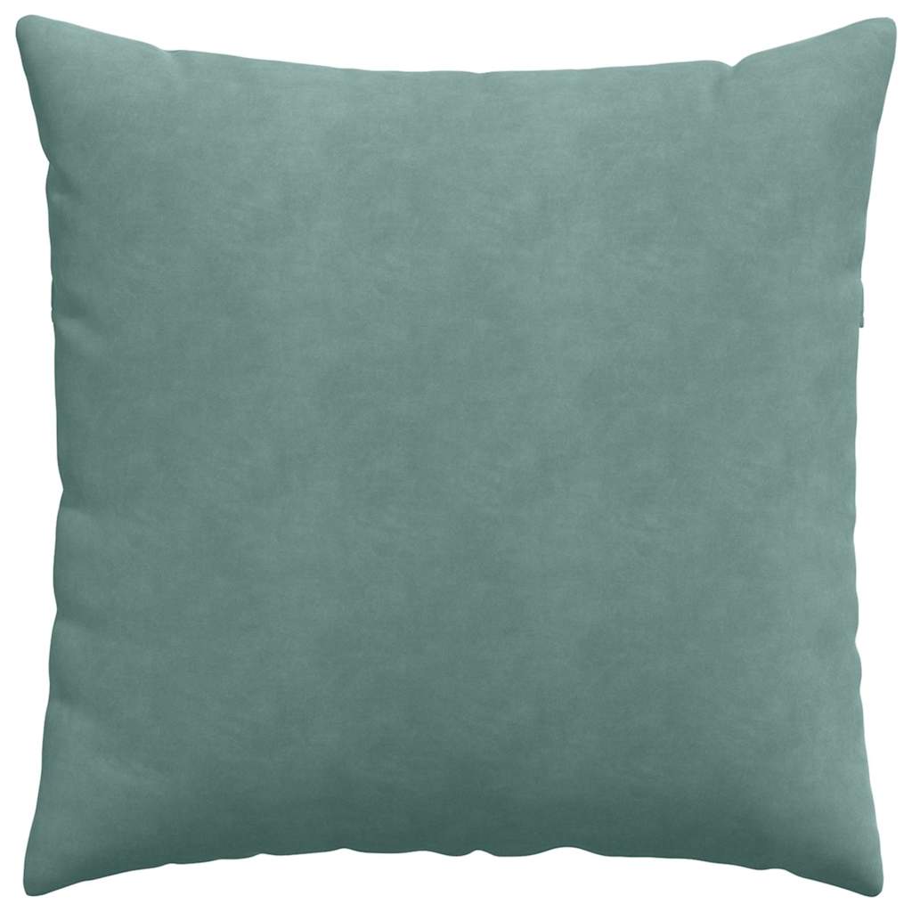 Sofa Kussens 2 pcs Zeegroen 80 x 80 cm Katoen Stof