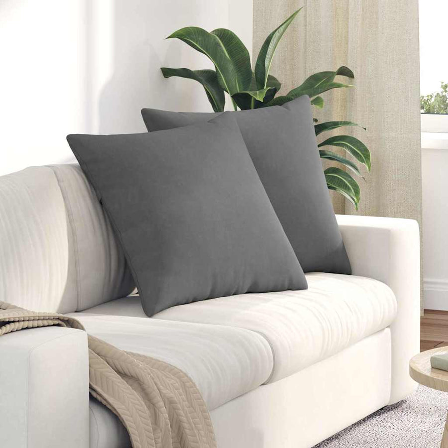 Sofa kussens Donkergrijs Stof