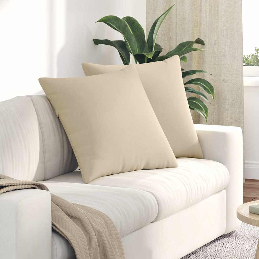 Sofa kussens Crème Stof